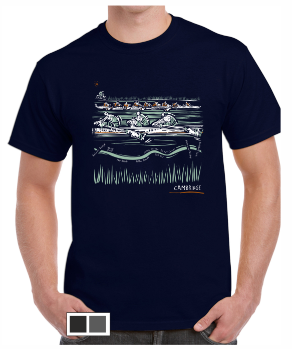 Cambridge rowing Tshirt Talking T's