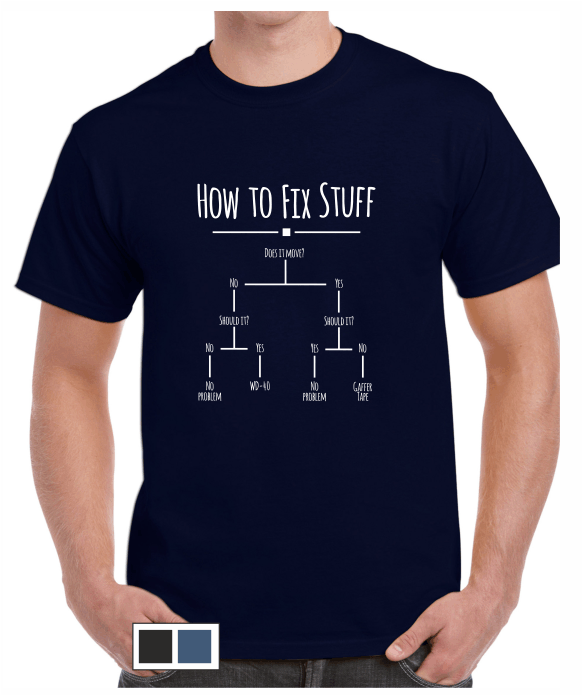 How to fix stuff- T-shirt | Talking T's