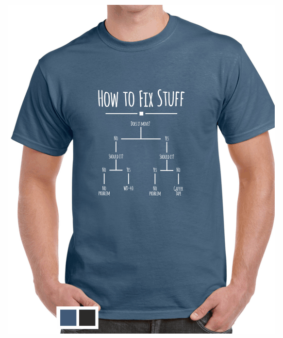 How to fix stuff- T-shirt | Talking T's